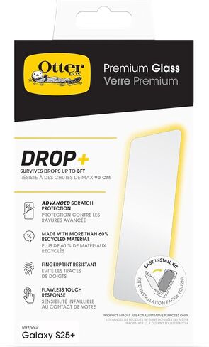 Otterbox Samsung Galaxy S25 Premium Glass (شحن وحدة واحدة في polybag) in Kuwait