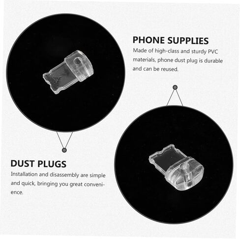Angoily 50 PCS Plugs Mobile Dust Plugs Place Plug Plug Plug Plug Plug Flugroof Plugs لمقابس غبار الهاتف لقابس غبار الهاتف لمنفذ المنفذ USB C PVC Cover Cover Cover Cover Port in Kuwait