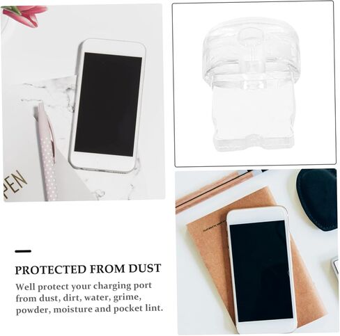 Angoily 50 PCS Plugs Mobile Dust Plugs Place Plug Plug Plug Plug Plug Flugroof Plugs لمقابس غبار الهاتف لقابس غبار الهاتف لمنفذ المنفذ USB C PVC Cover Cover Cover Cover Port in Kuwait