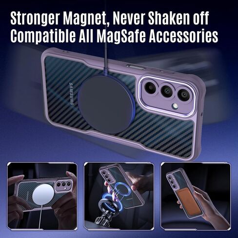 Dahkoiz for Samsung Galaxy A16 5G Phone Case مع واقي شاشة الخصوصية ، متوافق مع Magsafe ، وحماية الكاميرا ، وحماية مسرح 15 قدمًا نحيفًا ومغناطيسيًا خفيفًا ، أسود in Kuwait