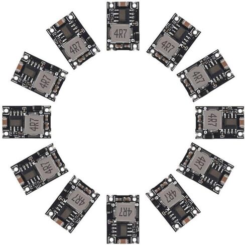 6PCS 5V Regulator Mini Reducer DC 5-30V 12V 24V Buck to 5V Buck Converter Board 1.8A Output Mini360 Small Size Aircraft Model MP1584EN DC-DC Buck Converter Adjustable Power Module in Kuwait