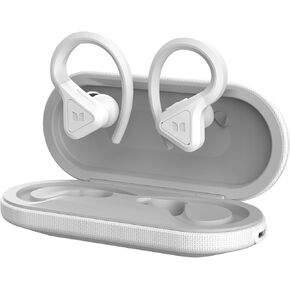 Monster DNA Fit 2.0 Wireless Bluetooth Earbuds - Noise Cancelling Earbuds with Wireless Charging Case, Built-in Microphone, ANC & Water Resistance