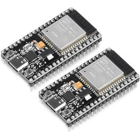 6-Pack 38Pins ESP32 Board Type-C CP2012 ESP32-32S WROOM Module USB C 38 Pin 2.4GHz Dual Core WiFi+Blue Tooth Interface ESP32-DevKitC-32 Development Board STA/AP/STA+AP