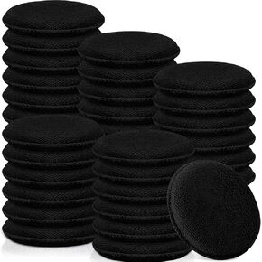 Car Detailing Microfiber Applicator Pad Wax Applicator Wash Microfiber Pads, Blue, 5 Inch Diameter (50 Pcs)