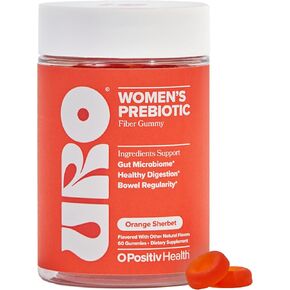GOGO Fiber Gummies for Adults, 60 Count (Pack of 1) - Prebiotic Chicory Root Inulin Fiber Supplement - Daily Gummy Fiber for Digestive Gut Health - Non-GMO, Vegan & Cruelty-Free