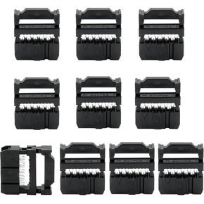20 Pack PC Accessories FC-16P 2.54mm Dual Rows IDC Sockets Secure Female Connector for Flat Ribbon Cable