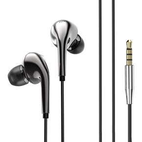 keephifi in Ear Monitor Headphones Astrotec Vesna IEM, LCP Diaphragm Noise Cancelling Earbuds Wired, 3.5MM Jack in Ear Earphone for Gaming, Sports, Riding, Working (Silver No Mic)