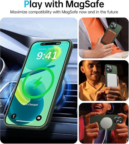 Magnetic for iPhone 13 Pro Max Case [متوافق مع Magsafe] [10 أقدام تم اختبار قطرة من الدرجة العسكرية] حالة غير لامعة شفافة نحيفة لحالة هاتف iPhone 13 Pro Max ، Hot Pink (6.7 ") in Saudi Arabia