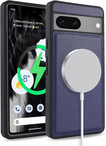 for Google Pixel 7a case with Credit Card Holder, fits Pixel 7a Phone Leather Case Wallet for Women Compatible Wallet Detachable 2-in-1 for Men-White Leopard in Kuwait