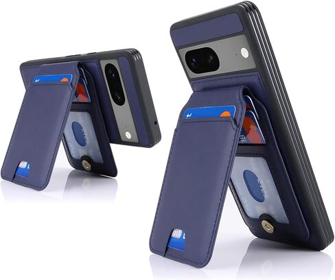 for Google Pixel 7a case with Credit Card Holder, fits Pixel 7a Phone Leather Case Wallet for Women Compatible Wallet Detachable 2-in-1 for Men-White Leopard in Kuwait