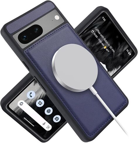 for Google Pixel 7a case with Credit Card Holder, fits Pixel 7a Phone Leather Case Wallet for Women Compatible Wallet Detachable 2-in-1 for Men-White Leopard in Kuwait