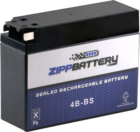 Zipp Battery YTX20L-BS Maintenance-Free 12V 19Ah Battery Replacement for ATV, Motorcycle, Jet Skis, Scooter, UTV, and More - Nut and Bolt (T3) Terminal in Kuwait