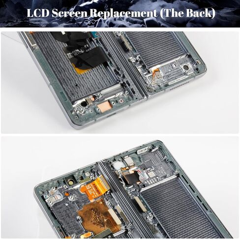 Original for Samsung Galaxy Z Fold 4 Inner Foldable Screen Replacement for Galaxy Z Fold 4 SM-F936B SM-F936U SM-F936N SM-F936W LCD Display Touch Screen Digitizer Assembly (with Frame) (Black) in Kuwait