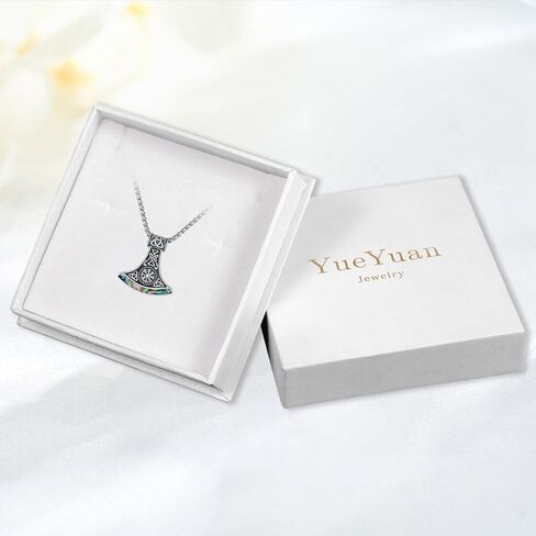 قلادة خوذة YueYuan Viking للرجال، قلادة فايكنغ من الفضة الإسترلينية عيار 925 باللون الأسود مجوهرات فايكنغ من العصور الوسطى لذكرى عيد الميلاد، 20+2 بوصة in Kuwait
