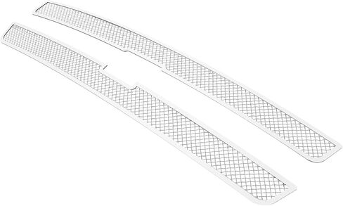 HD Ridez Compatible with Chevy Silverado 1500 2500 3500 1999-2000 & Suburban Tahoe 00-06 Main Upper Stainless Steel Chrome Polished 8x6 Horizontal Billet Grille Insert HDR-GRCA4298S in Saudi Arabia