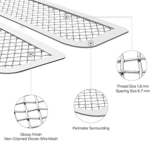 HD Ridez Compatible with Chevy Silverado 1500 2500 3500 1999-2000 & Suburban Tahoe 00-06 Main Upper Stainless Steel Chrome Polished 8x6 Horizontal Billet Grille Insert HDR-GRCA4298S in Saudi Arabia