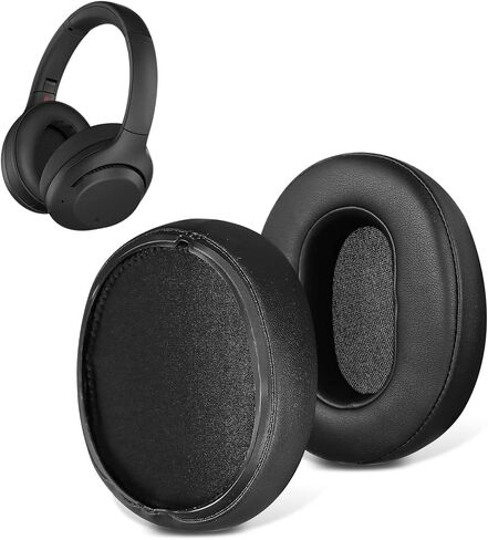 أسماء الأذن البديلة لسماعات الرأس Sony WH-XB900N (WH-XB900) ، وسائد منصات الأذن مع رغوة ذاكرة عزل الضوضاء ، وجلد البروتين الناعم الأزرق in Kuwait