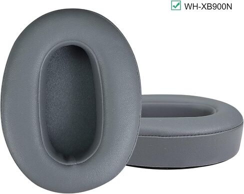 أسماء الأذن البديلة لسماعات الرأس Sony WH-XB900N (WH-XB900) ، وسائد منصات الأذن مع رغوة ذاكرة عزل الضوضاء ، وجلد البروتين الناعم الأزرق in Kuwait