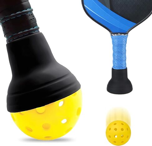 Pickleball Ball Retriever, Silicone Pickleball Picker On Pickleball Paddles, Easy Accessory to Pick Up Pickleball Balls Without Bending Over, Fits Any Pickleball Paddles in Kuwait