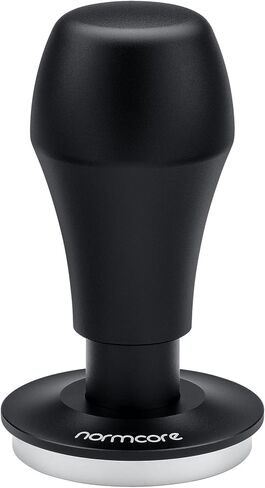 Normcore 58.5mm Tarning Tarmper v4.1 مع نقرات الصوت ، والعبث تم تحميل Spresso Spring مع قاعدة مسطحة لطلاء Titanium PVD ، مقبض الجوز الأمريكي الأصلي مع حامل السيليكون in Kuwait
