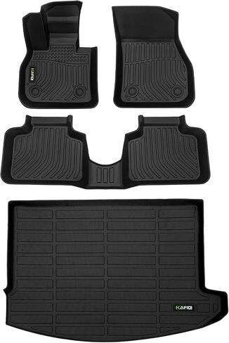 HAFIDI® Floor Mats & Cargo Liner with Seatback Cargo Set Fit for 2025 Mini Countryman All Weather Protection TPE Anti-Slip Car Full Set Floor Liners Custom Accessories - Black in Saudi Arabia