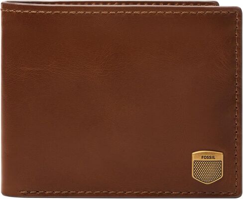 Fossil Men's Hayes Bifold with Flip ID, Black in Saudi Arabia