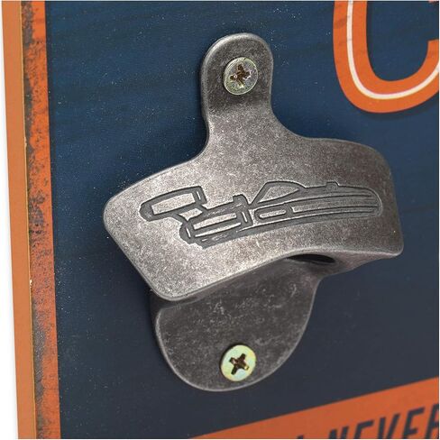 Ford Mustang Wall Bottle Opener - Vintage Ford Mustang Bottle Opener Made With Wood and Cast Metal - Great Gift Idea in Saudi Arabia