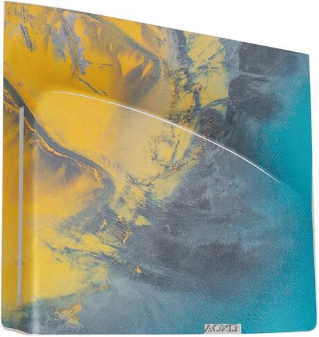 ألعاب الكربون ألعاب الجلد متوافقة مع محرك أقراص Sony لأجهزة PS5 الرقمية للطبعة - Teal Marble - Premium 3M Vinyl Drotction Wrap Cover | مصنوع في الولايات المتحدة الأمريكية من قبل Mayyskins in Kuwait