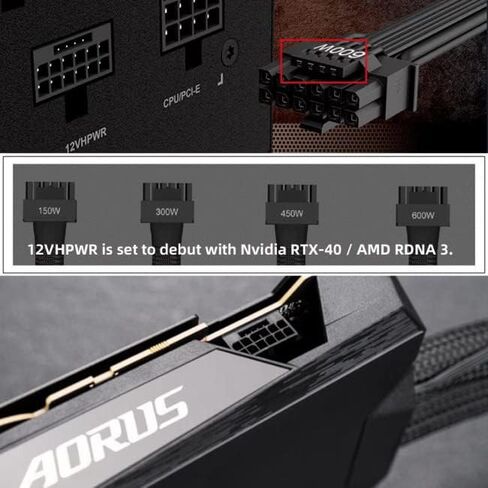 Xiwai Modular Power Supply ATX 12Pin إلى كابل فاصل مزدوج 8Pin و 6Pin لبطاقة رسومات GPU 3080 3090 AX850 AX750 AX650 in Kuwait