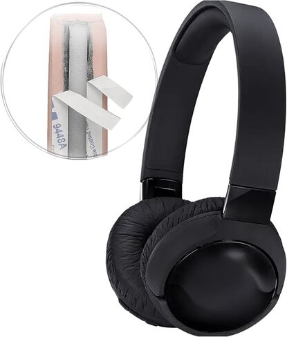 kwmobile Headband Cushion Pad Compatible with JBL Tune 600 / 500BT / 510BT / 520BT / 450 - Headphones PU Leather Cushion - Dusty Pink in Kuwait
