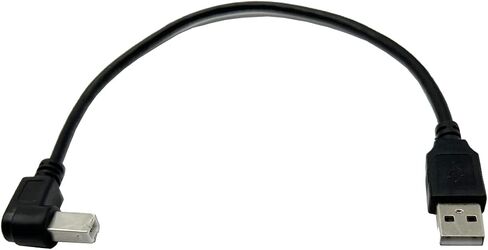 Seadream Right Angled Printer Cable; 2Pack USB2.0 A Male Plug to Right Angle USB B Male A/B M/M Printer Scanner Cord Cable(Right Angled) in Kuwait