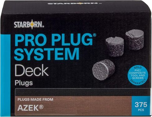 Starborn Pro Plugs for Azek French White Oak Decking - 100 Count in Saudi Arabia