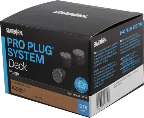 Starborn Pro Plugs for Azek French White Oak Decking - 100 Count in Saudi Arabia