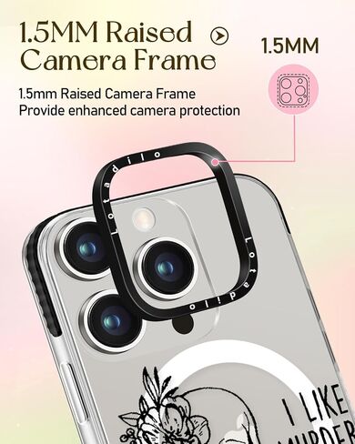 Case for iPhone 16 Pro Max Case Compatible with Magsafe Ring Holder Stand - for Women Blue Flower Design TPU Phone Cover for Girls Girly Funny Fashion in Kuwait