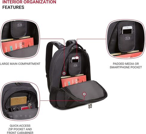 سويسري GEAR SA1908 Black TSA سبحانقة محمول على شكل أجهزة كمبيوتر محمولة تبلغ 17 بوصة وأجهزة الكمبيوتر المحمولة 17 بوصة in Kuwait