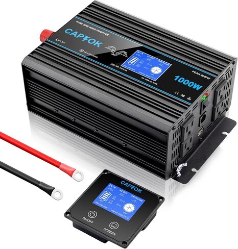 150W Car Power Inverter DC 12V to 110V AC Converter with 3.1A Dual USB Power inverters for Vehicles Camping Accessories in Kuwait