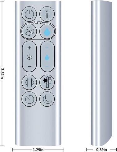 New Replacement Remote Control Compatible for Dyson PH04 PH3A PH01 PH02 PH03 Air Purifier and Tower Fan (Golden) in Kuwait
