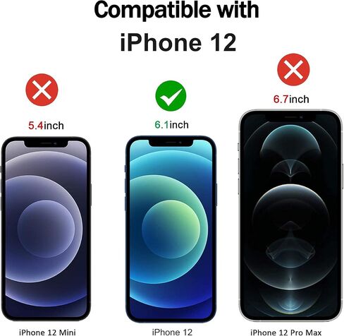 RKINC Screen Protector [3-Pack] for iPhone 12 / iPhone 12 Pro 6.1-Inch, Tempered Glass Film Screen Protector, 0.33mm [LifetimeWarranty][Bubble-Free][Anti-Scratch][Anti-Shatter] in Kuwait