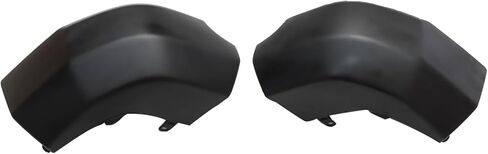Compatible with FJ Cruiser 2007-2014 Silver/Black LH+RH Rear Bumper End Cap Pair (Silver,Left) in Saudi Arabia