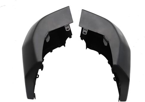 Compatible with FJ Cruiser 2007-2014 Silver/Black LH+RH Rear Bumper End Cap Pair (Silver,Left) in Saudi Arabia