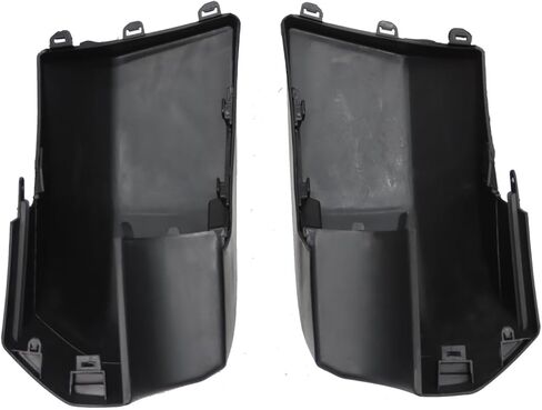Compatible with FJ Cruiser 2007-2014 Silver/Black LH+RH Rear Bumper End Cap Pair (Silver,Left) in Saudi Arabia