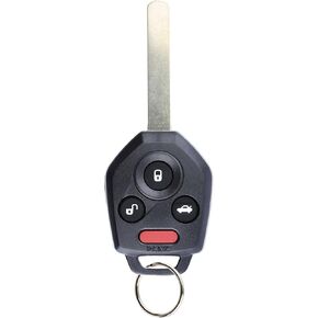 2X KeylessOption Keyless Entry Remote Head Car Key Fob Control 4-Button High Security Replacement for 2011-2014 Subaru Legacy Outback (CWTWB1U811, 57497AJ10A, 4D 60)