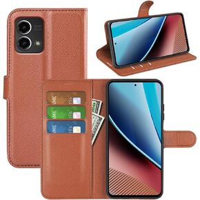 Flip Case for Moto G Stylus 2023 Wallet PU Leather Magnetic Protective Cellphone Case for Motorola Moto G Stylus 5G 4G 2023 Folio Book Cover with Stand (Purple)