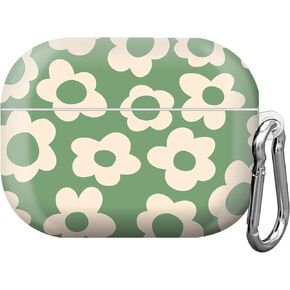 Compatible with Airpod pro 2nd/1st Generation Case Cover with Keychain Cute Pattern Hard & Anti Slip Cover for Men Women & Girls (Pineapple)