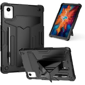 Case for Lenovo Tab K11 LTE 11 inch Tablet 2024 Released - Hybrid Protective Case Cover with Kickstand (Pink/Pink)