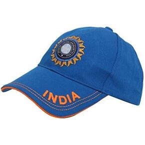 WMX KD Cricket India Cap Hat Team India Cricket ODI T20 Test Cricket Head Wear White Blue Camo