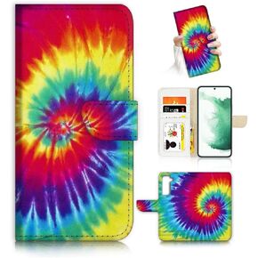 for Samsung S22+, Samsung Galaxy S22 Plus, Art Designed Flip Wallet Style Cover Case Flower Butterfly Dragonfly Full Body Protection AD003 (#24887 Dragonfly s22+)