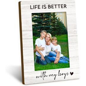 Grandparents 4x6 Picture Frame, Grandpa Grandma Picture Frame, Gifts for Grandparents from Grandkids, Grandparents Photo Frame, Life Is Better with My Grandkids Photo Frames for Desk Decor