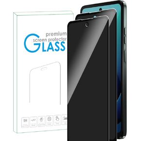 2 Pack Privacy Screen Protector for Motorola G Stylus 2024 with 2 Pack Camera Lens Protector, Anti-Spy Tempered Glass Film, Full Coverage, Anti-Scratch, Bubble Free, Easy Installation…