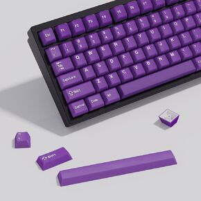 KBDIY PURPLE JADE PBT مفاتيح مفاتيح ، 174 مفاتيح الكرز مفاتيح مفاتيح مخصصة ، KEYCAPS DOUBL